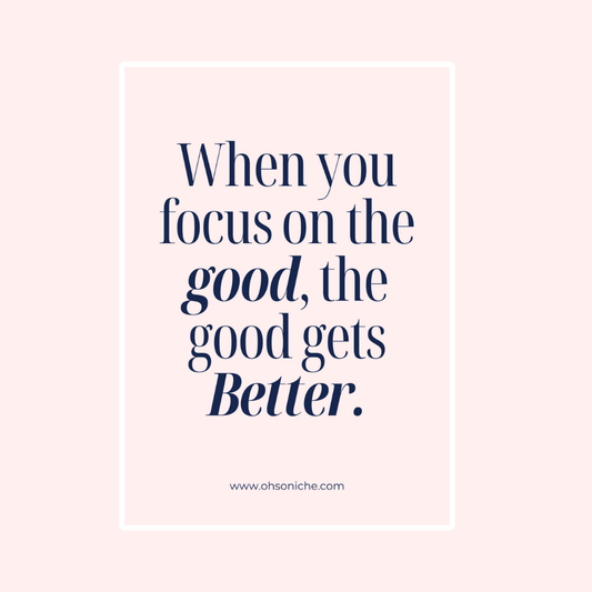 Focus on the Good Card