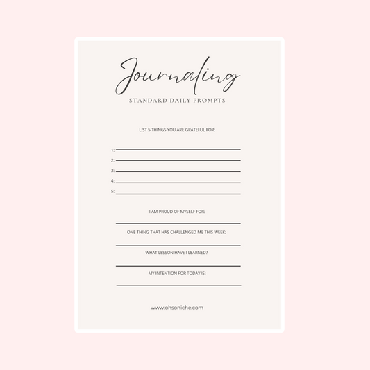 Daily Prompts Card