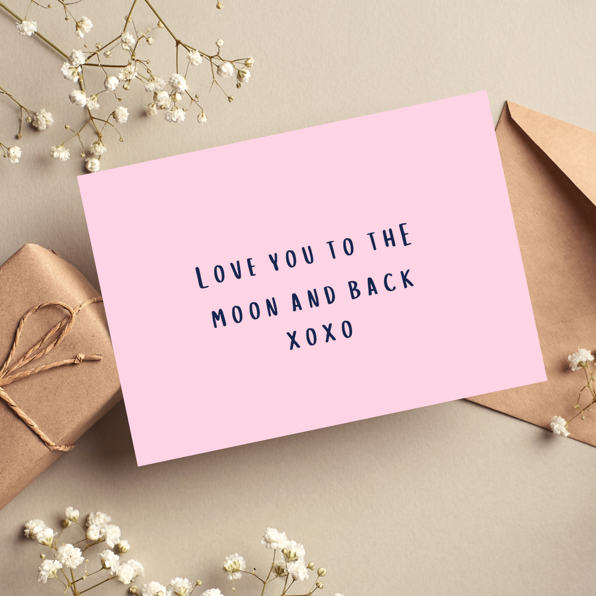 Love You to the Moon and Back Card