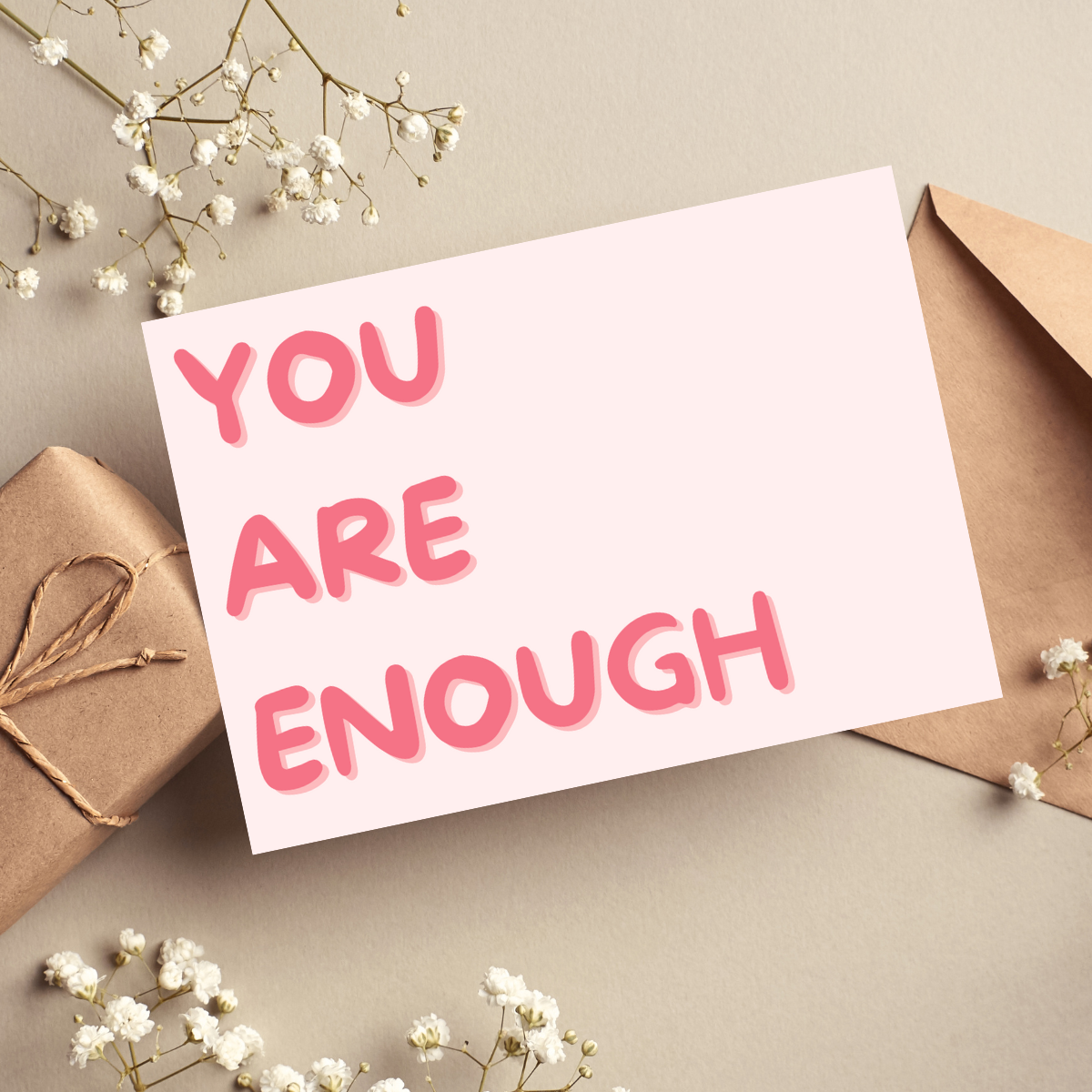 You Are Enough Card