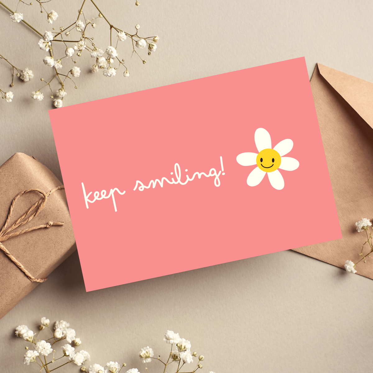 Keep Smiling Card