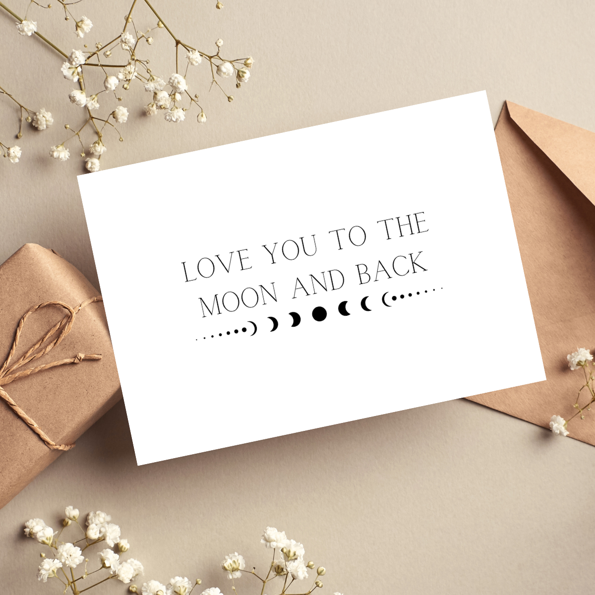 To the Moon and Back Card