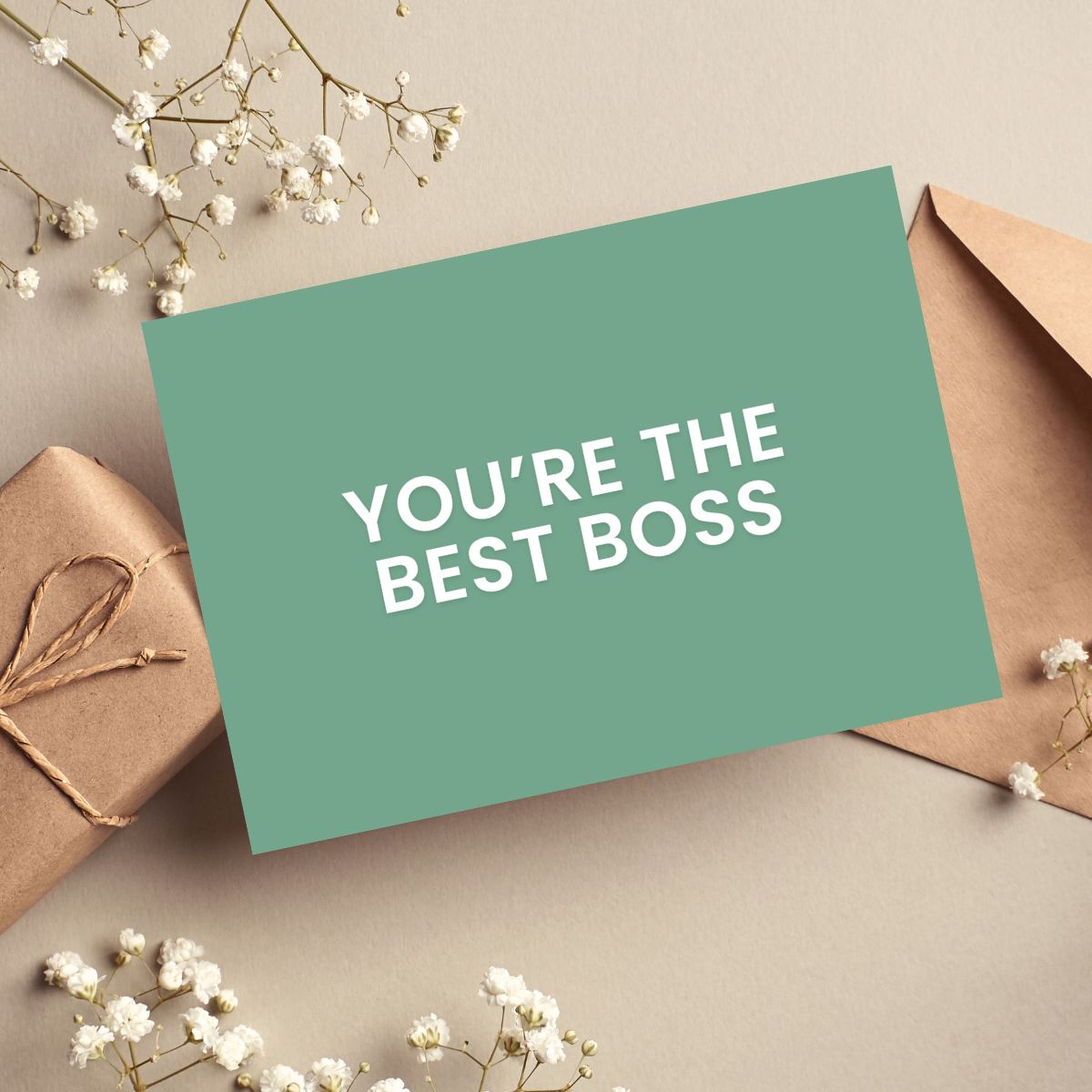 You're the Best Boss Card