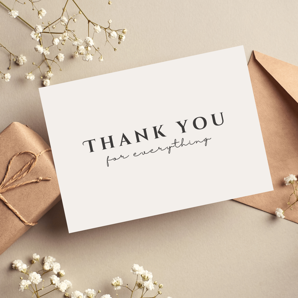 Thank you for everything Card